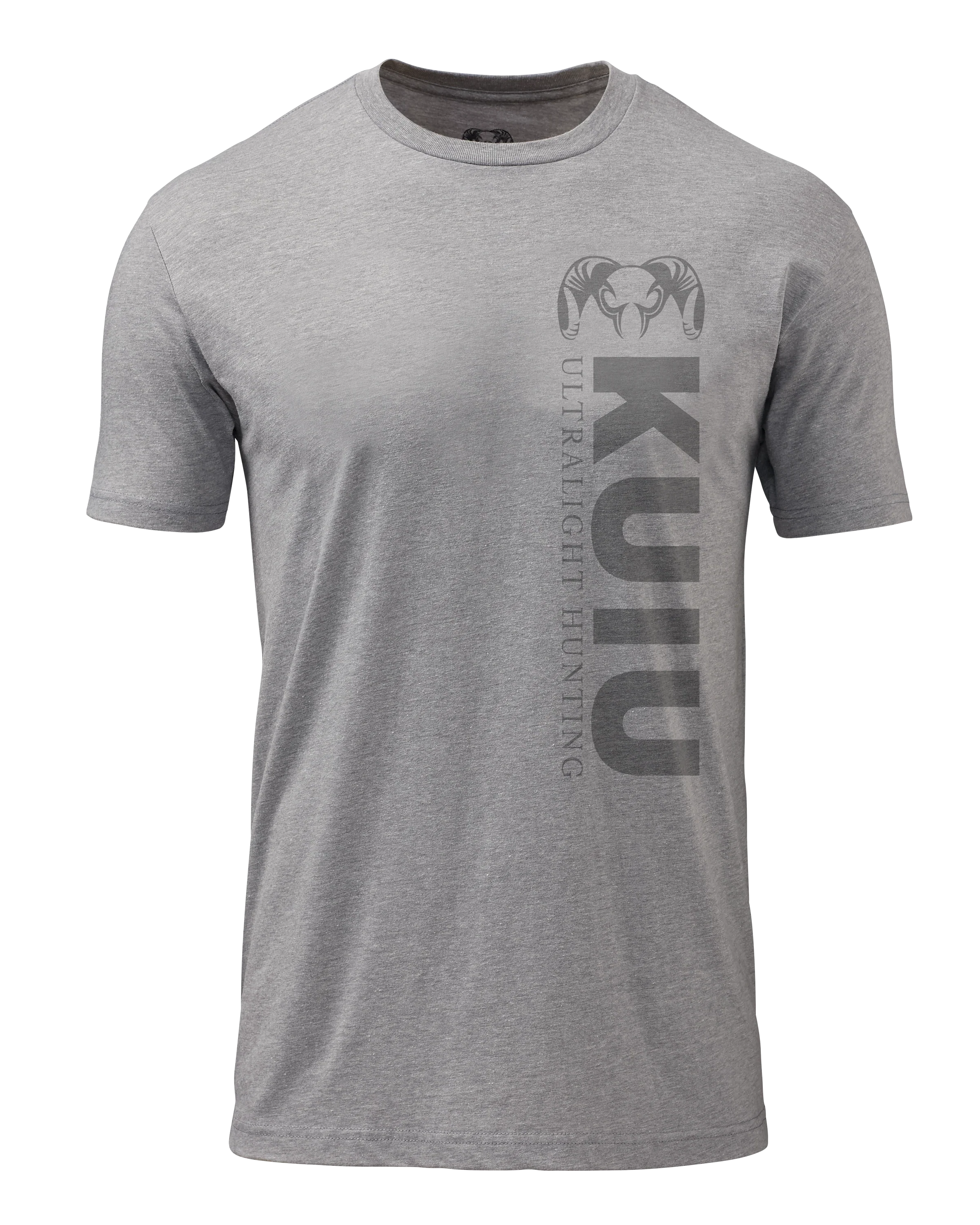 KUIU Solid Vertical T-Shirt | Heather Grey