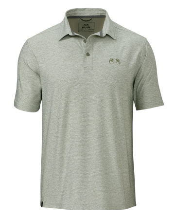 KUIU Performance Polo | Heather Buckbrush