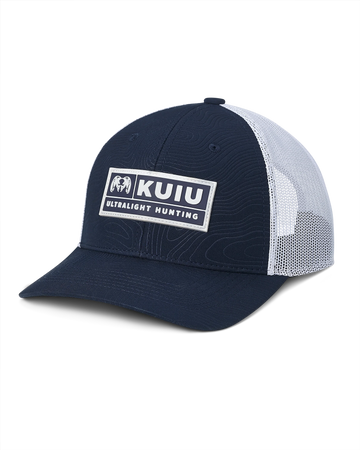 KUIU Topo Patch Hat | Navy/White