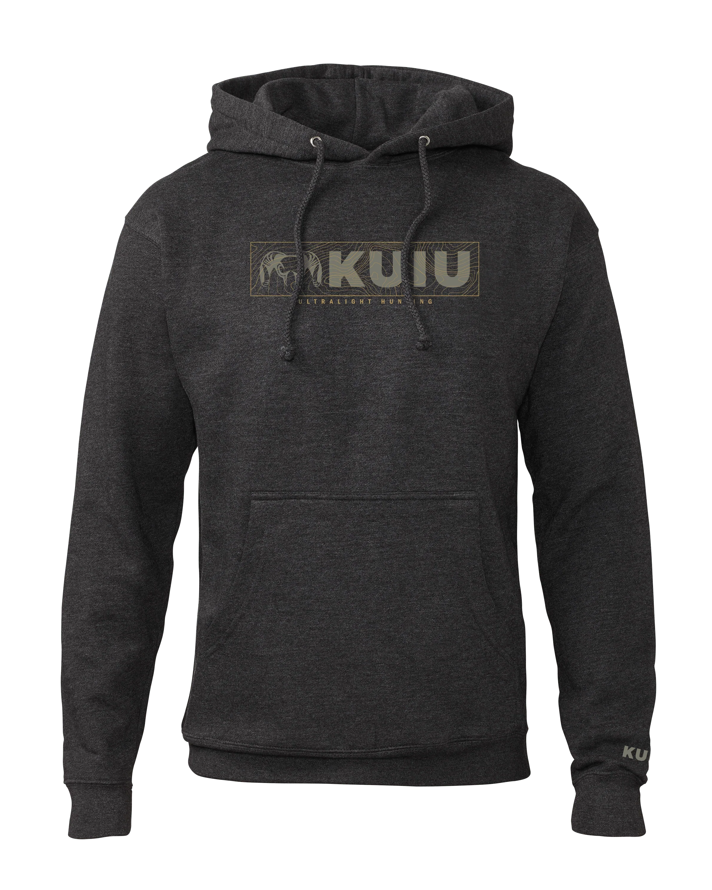 Outlet KUIU Topo Block Logo Hoodie | Charcoal