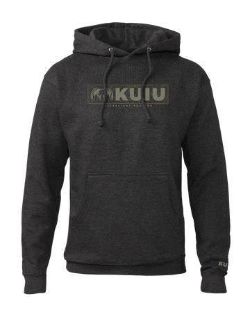 Outlet KUIU Topo Block Logo Hoodie | Charcoal