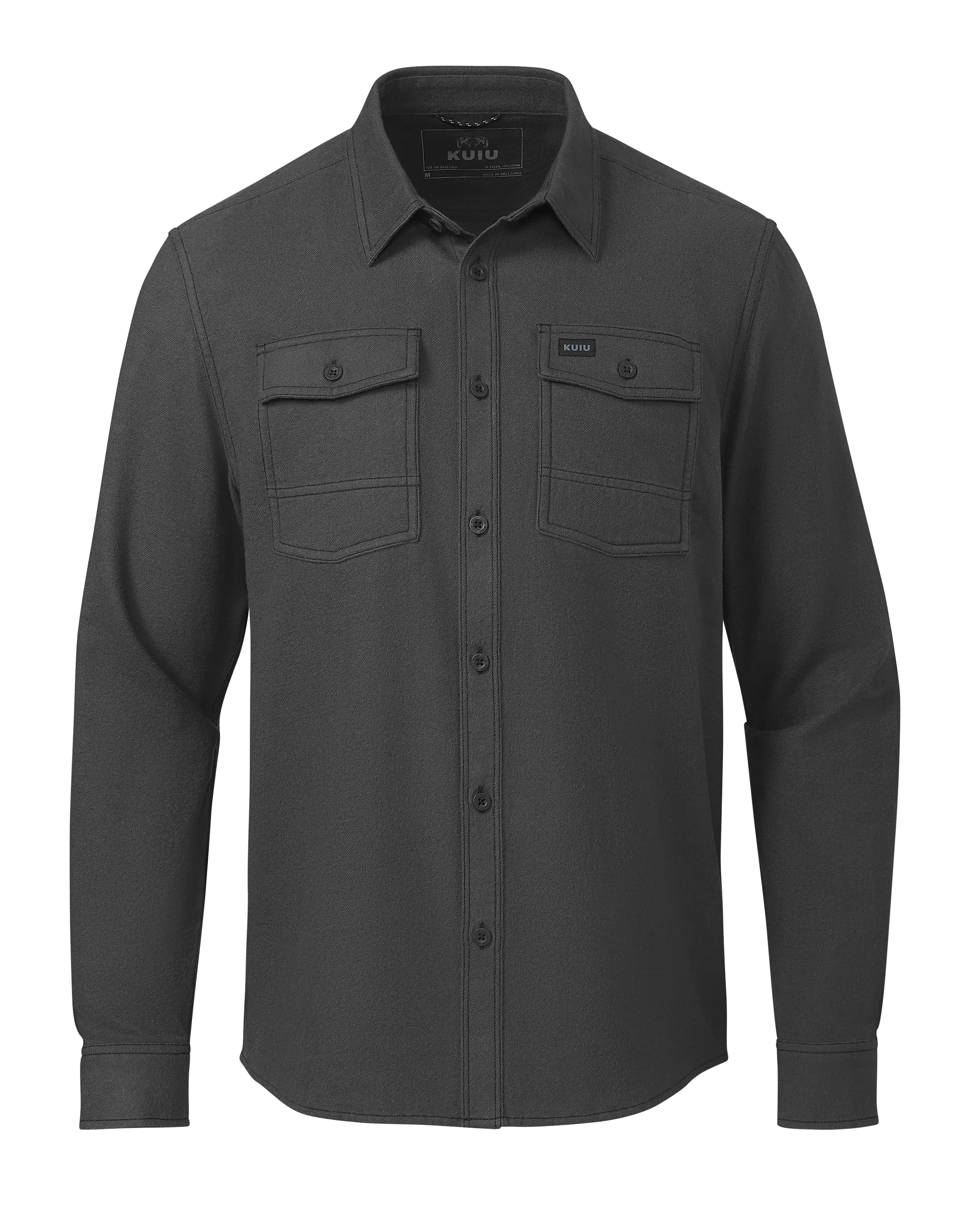 Field Flannel Shirt | Asphalt