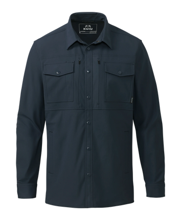 Outlet Tour Shirt Jacket | Steel Blue