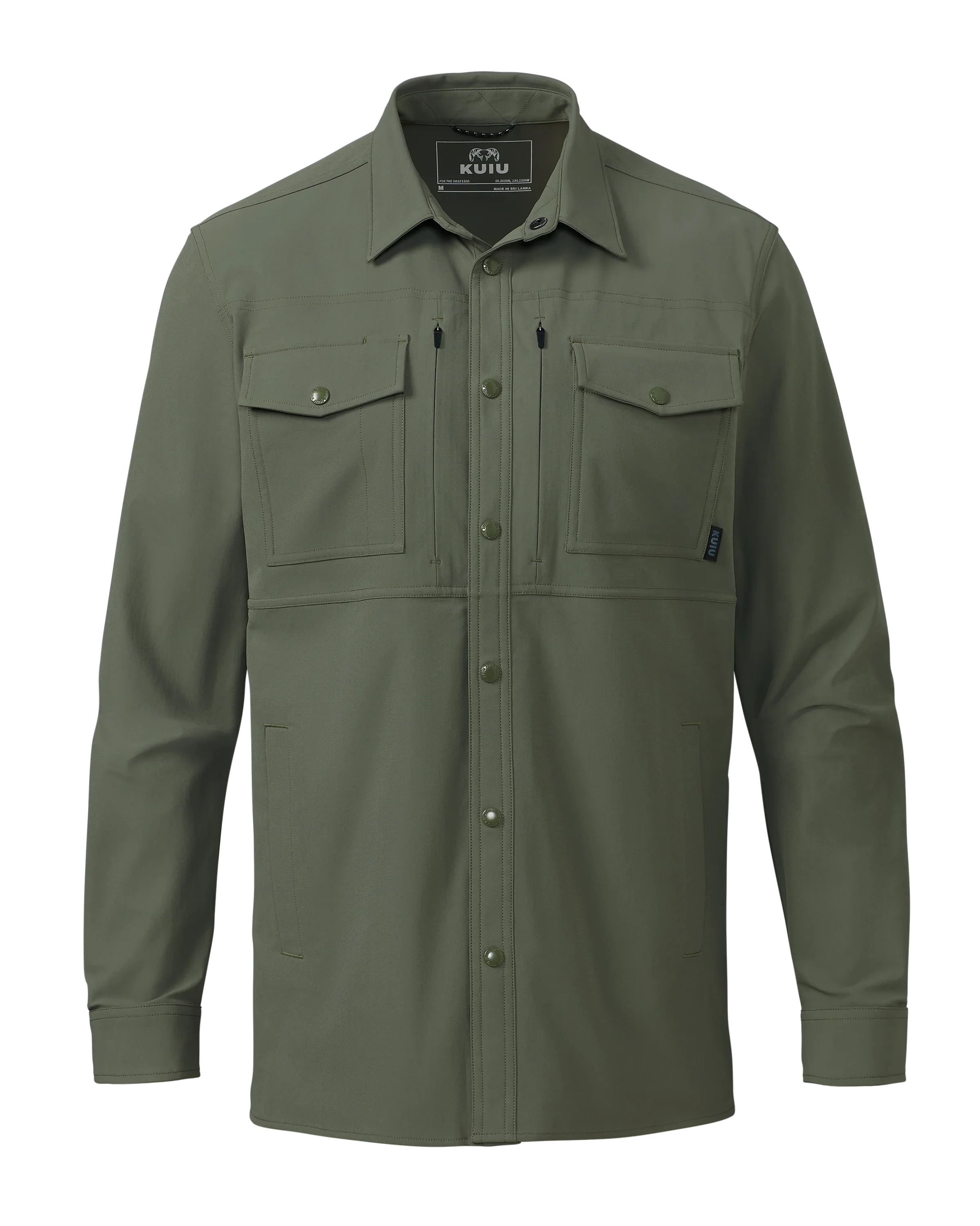 Outlet Tour Shirt Jacket | Dark Sage