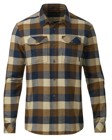 Field Flannel Shirt | Saddle Trio