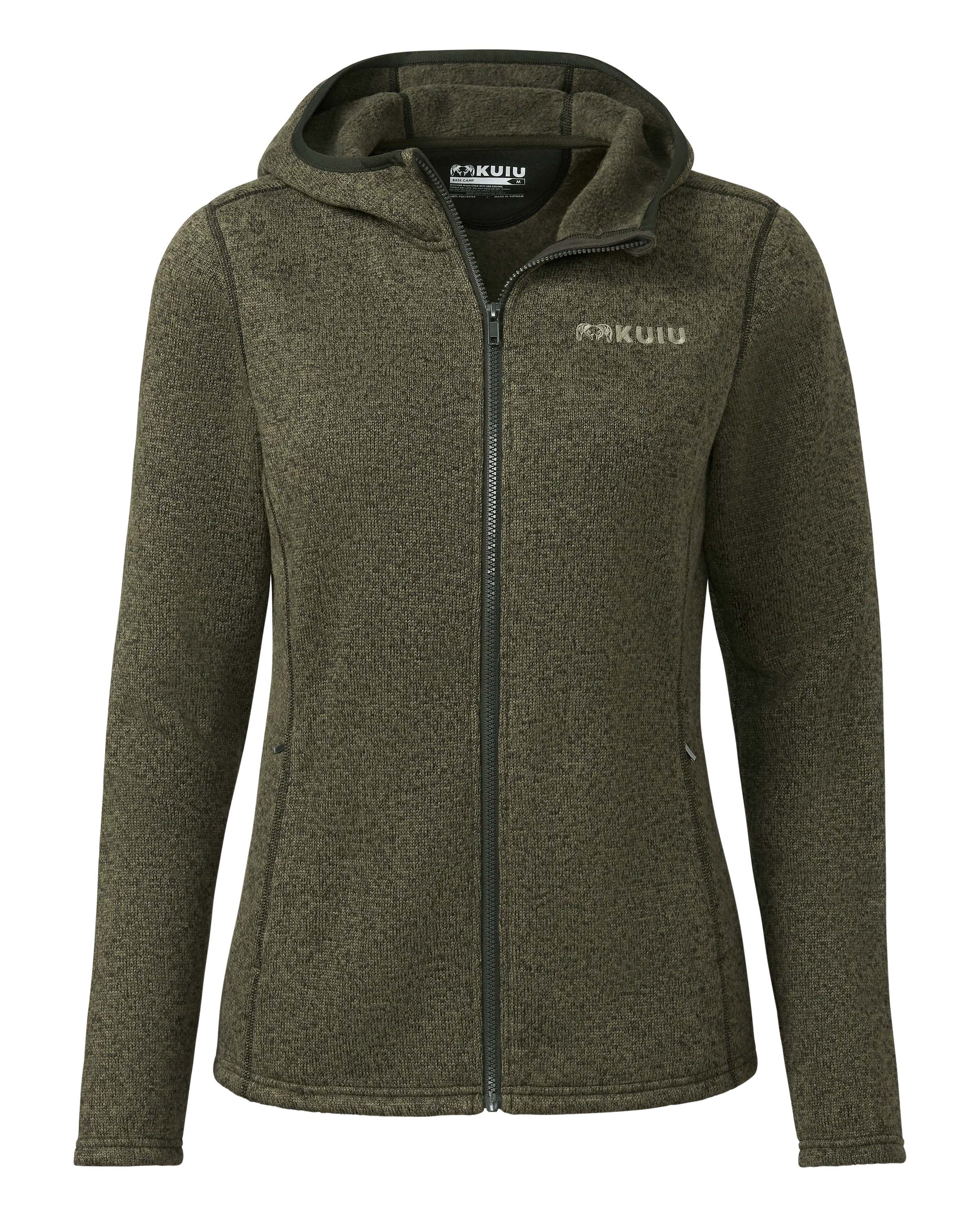 Outlet Women's Base Camp Hooded Sweater | Olive Heather
