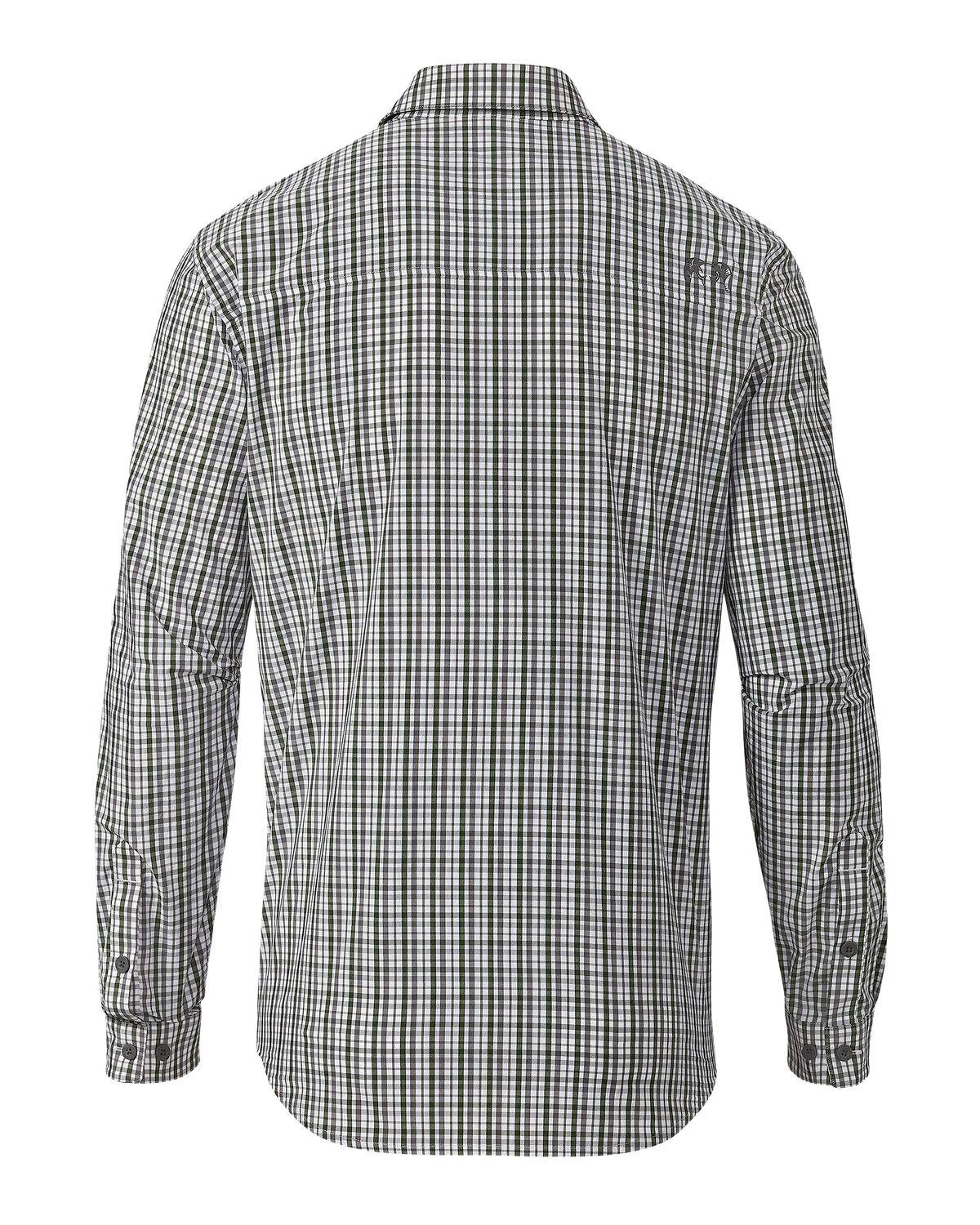 Borrego LS Shirt | Mini Cross Check Verde Plaid