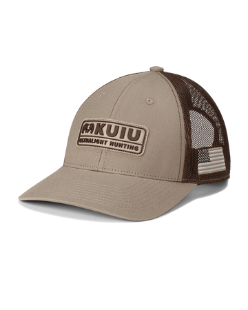 KUIU Ultralight Hunting Patch Hat | Khaki/Brown