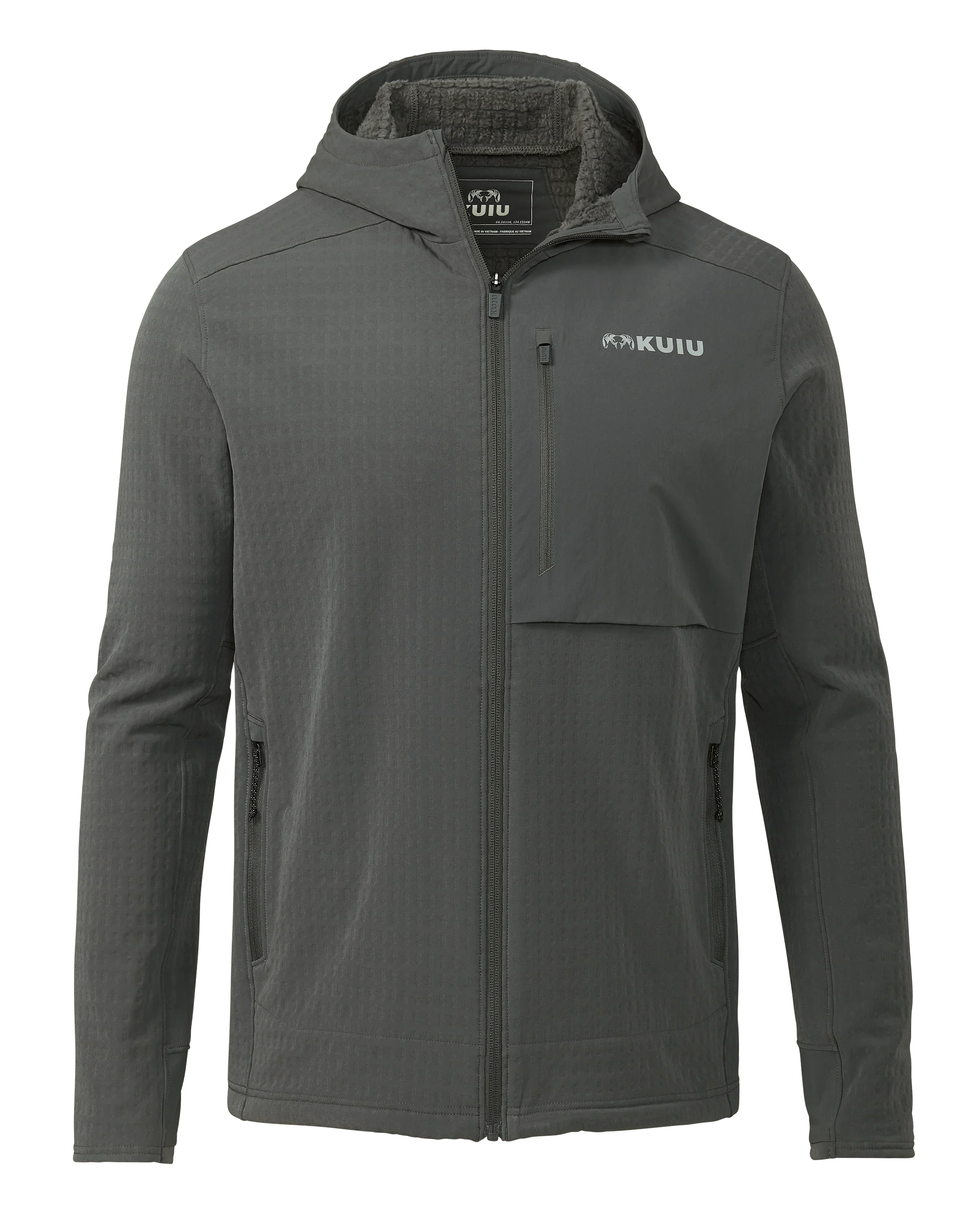 Blockfield Fleece Hoodie | Gunmetal