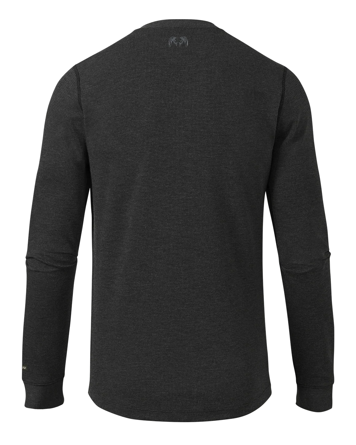 Canyon Waffle Henley | Black Heather