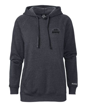 KUIU Women's Stacked Chest Logo Hoodie | Midnight Navy
