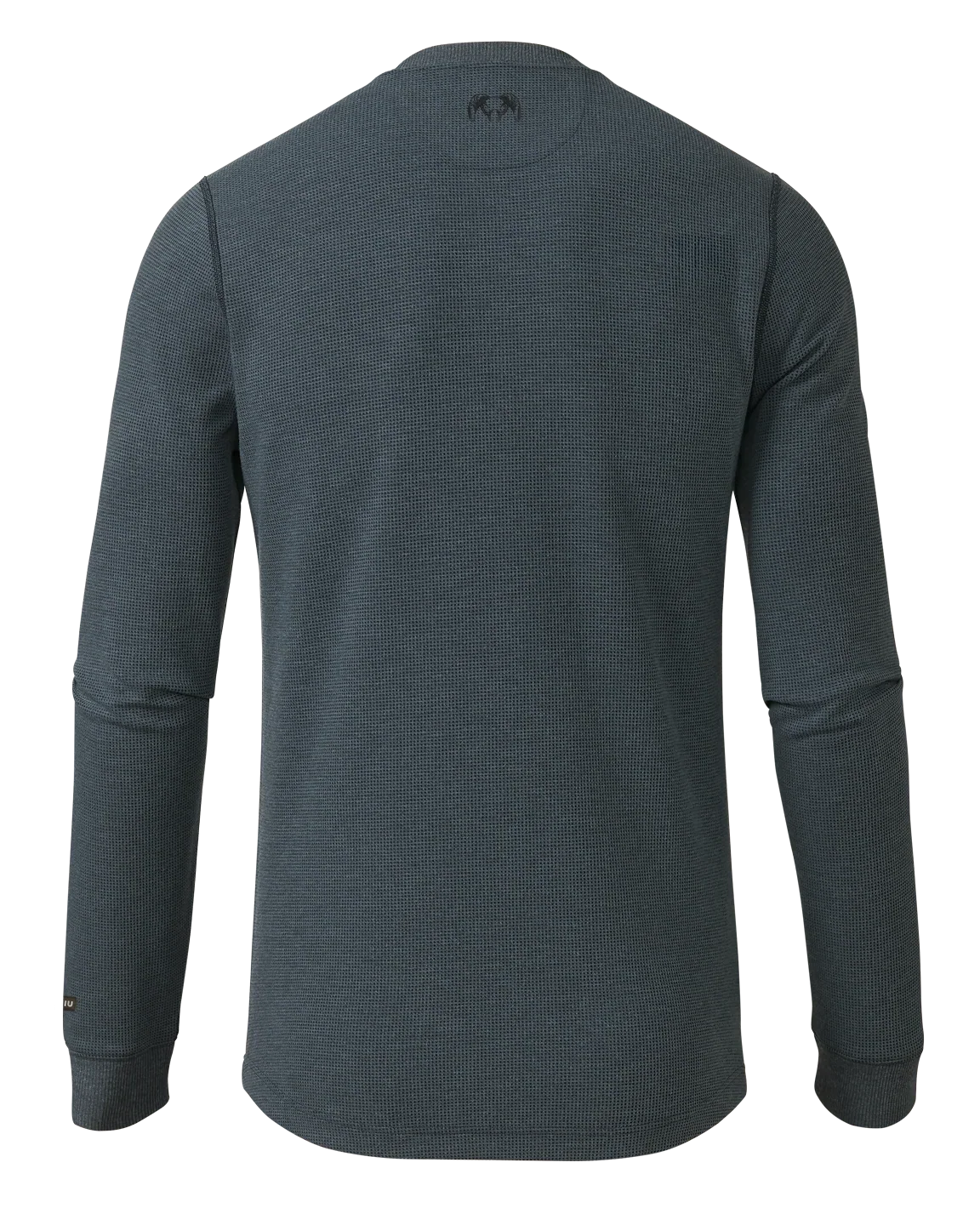 Canyon Waffle Henley | Steel Blue Heather