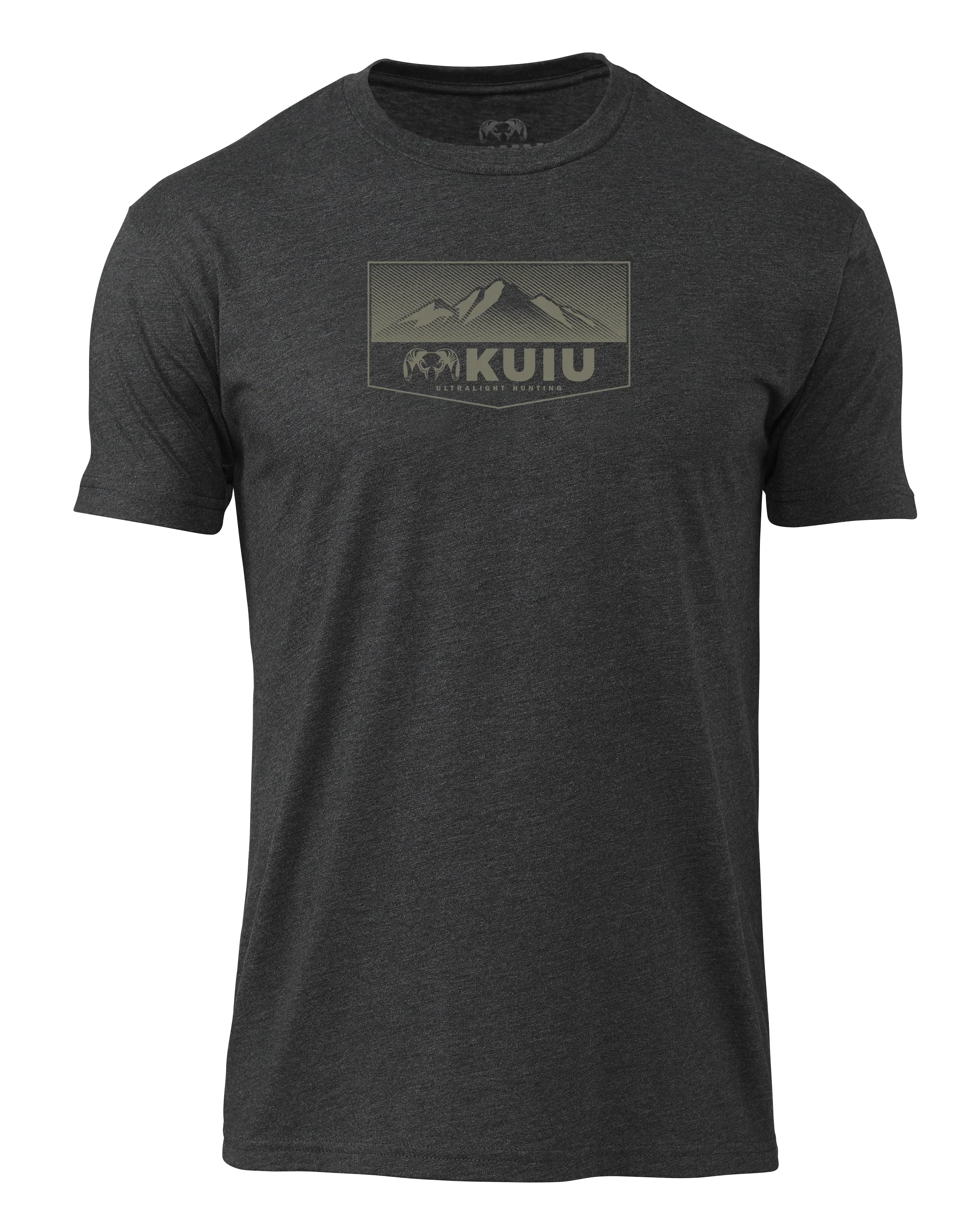 KUIU Ultralight Mountain Logo T-Shirt | Charcoal