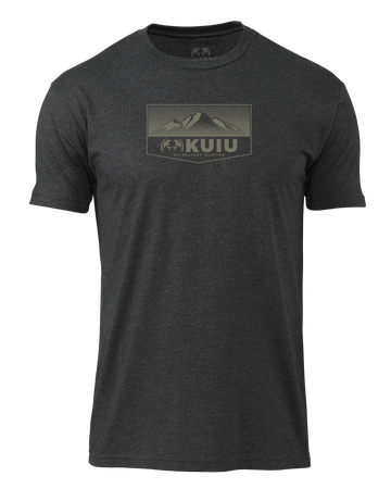 KUIU Ultralight Mountain Logo T-Shirt | Charcoal