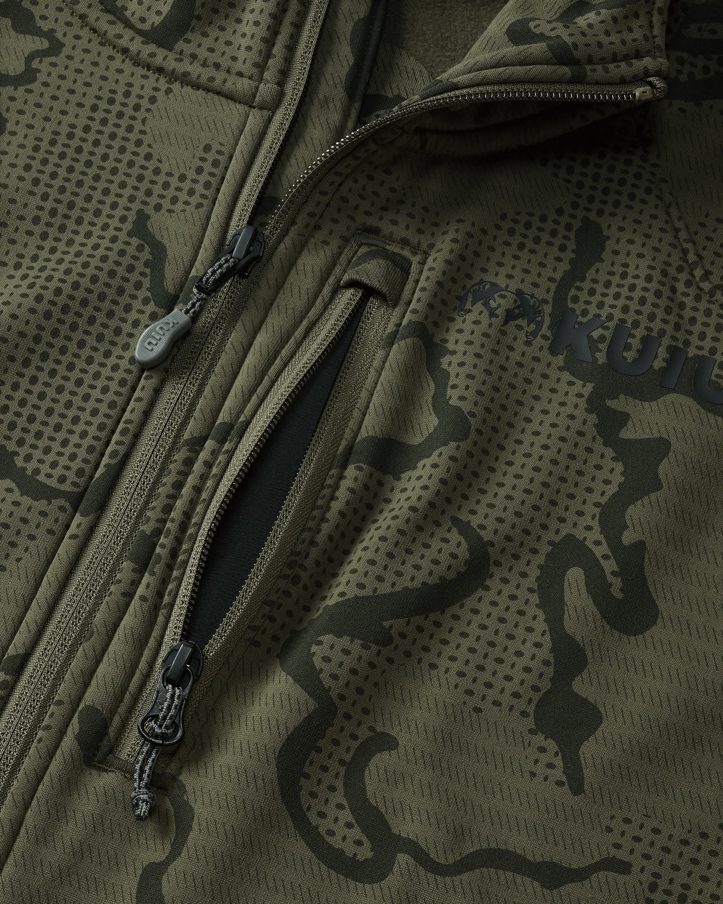 Ridgepoint Fleece Hoodie | Olive Tonal