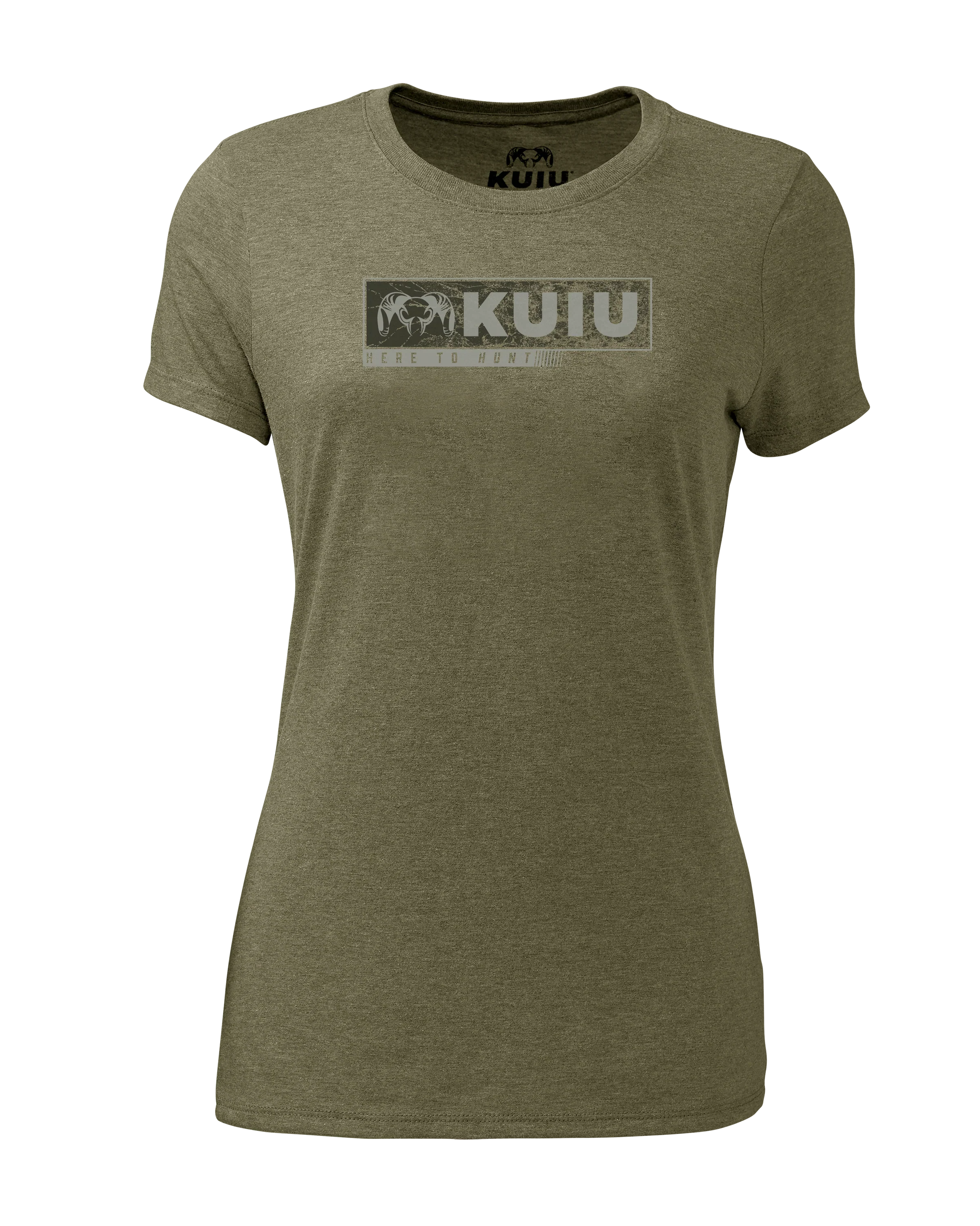 Outlet Women's Here to Hunt Gritstone T-Shirt | Military Green