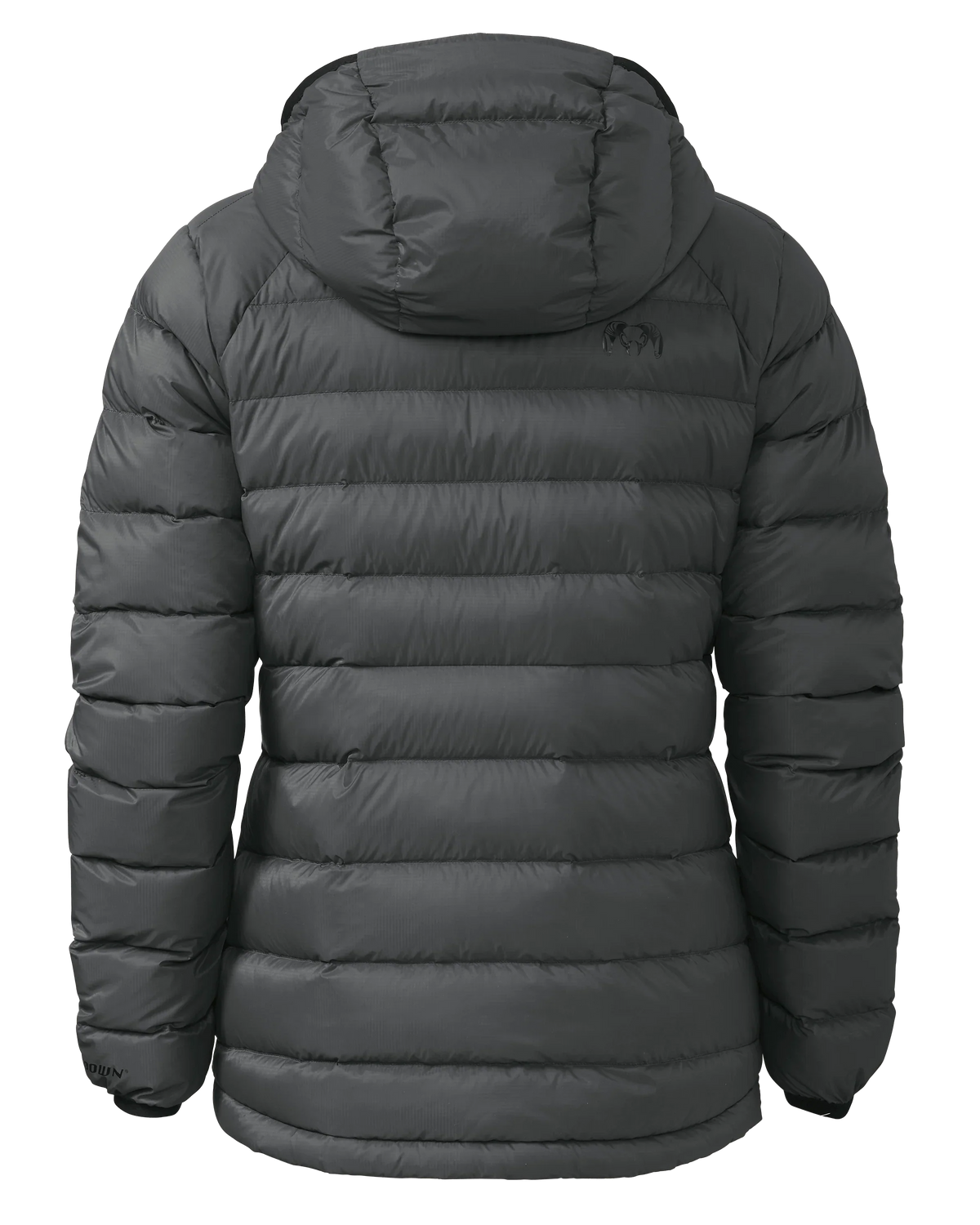 Outlet Women's Super Down LT Hooded Jacket | Gunmetal