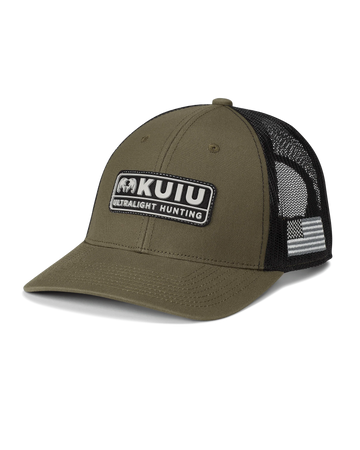KUIU Ultralight Hunting Patch Hat | Loden/Black