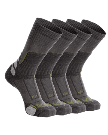 ULTRA Merino Midweight Mountain Sock 4-Pair Pack | Grey Green