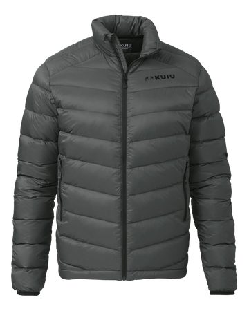 Outlet Super Down LT Jacket | Gunmetal