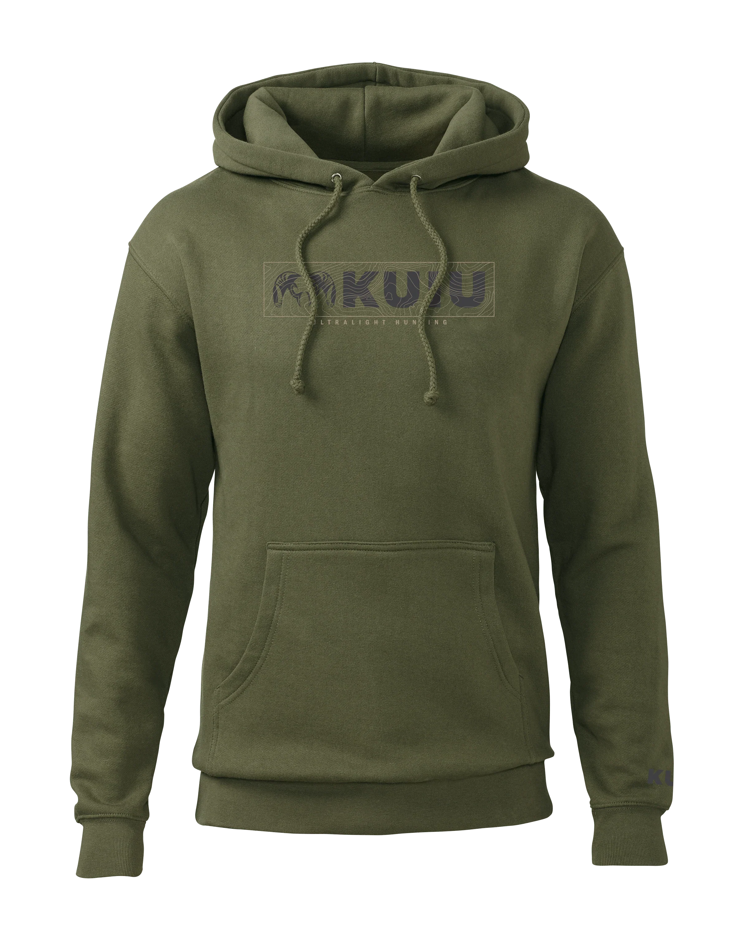 KUIU Topo Block Logo Hoodie | Army