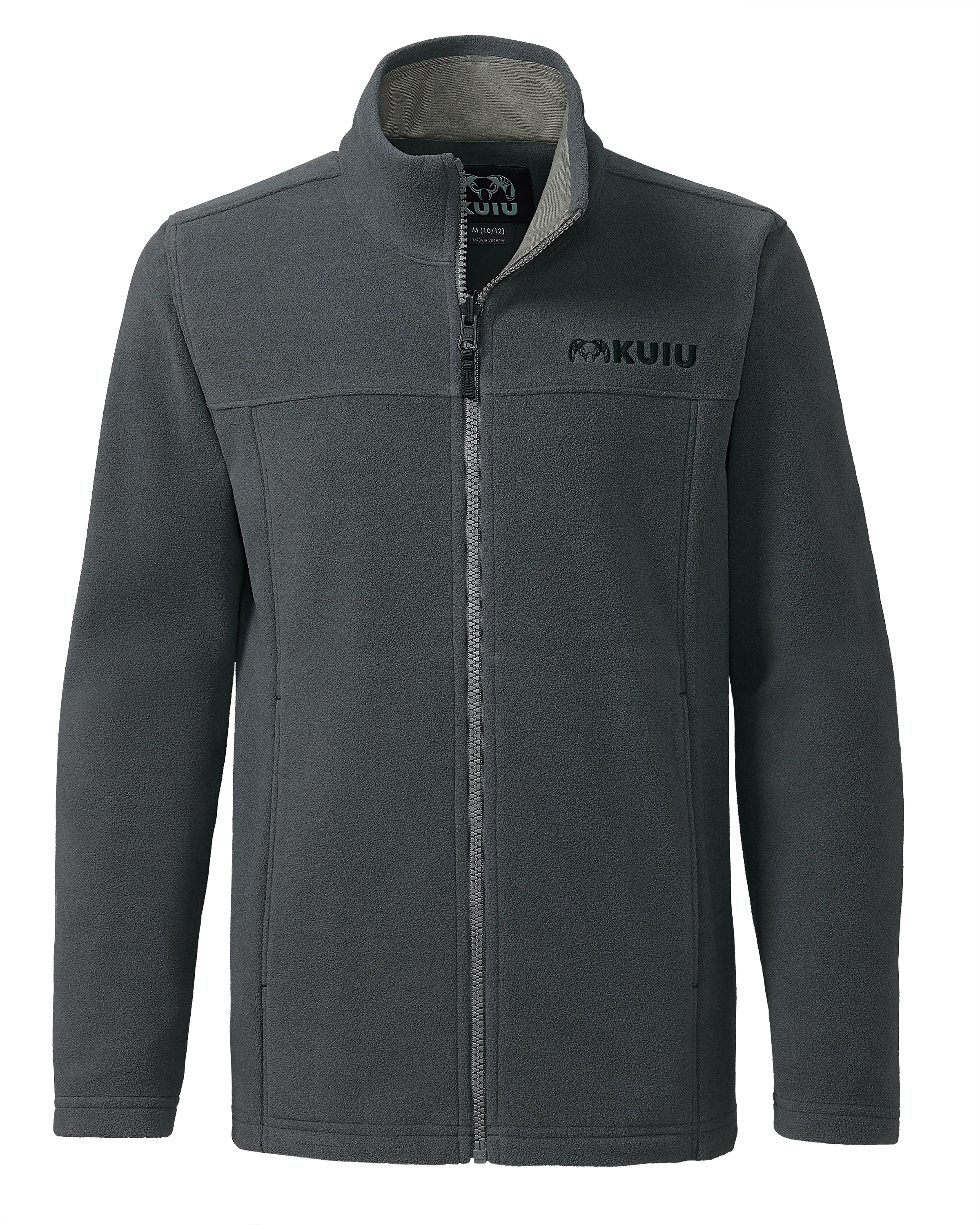 Youth Versa Fleece Full Zip | Gunmetal