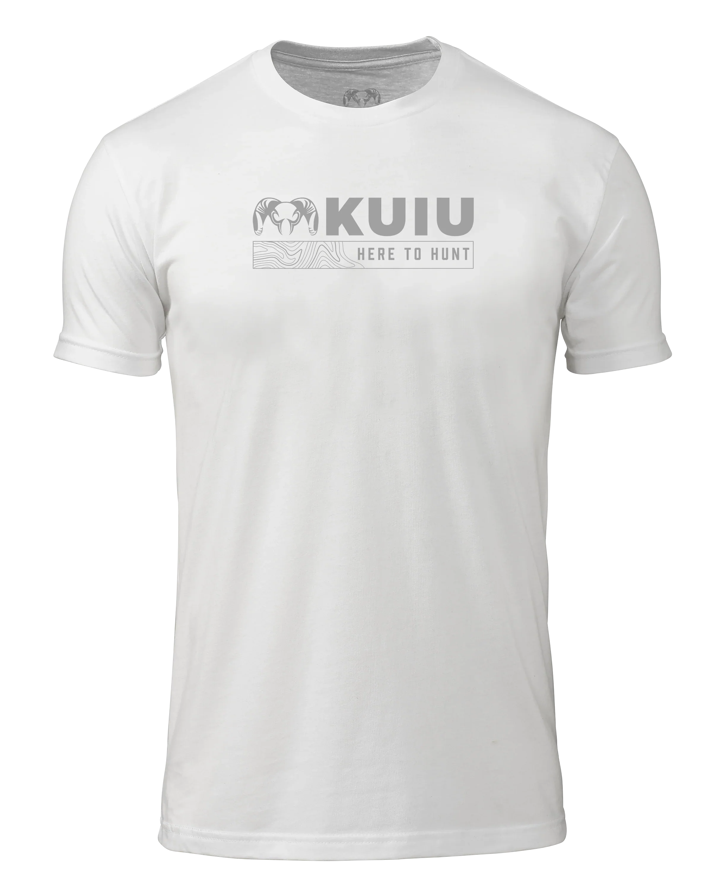 Outlet KUIU Topo Here to Hunt T-Shirt | White