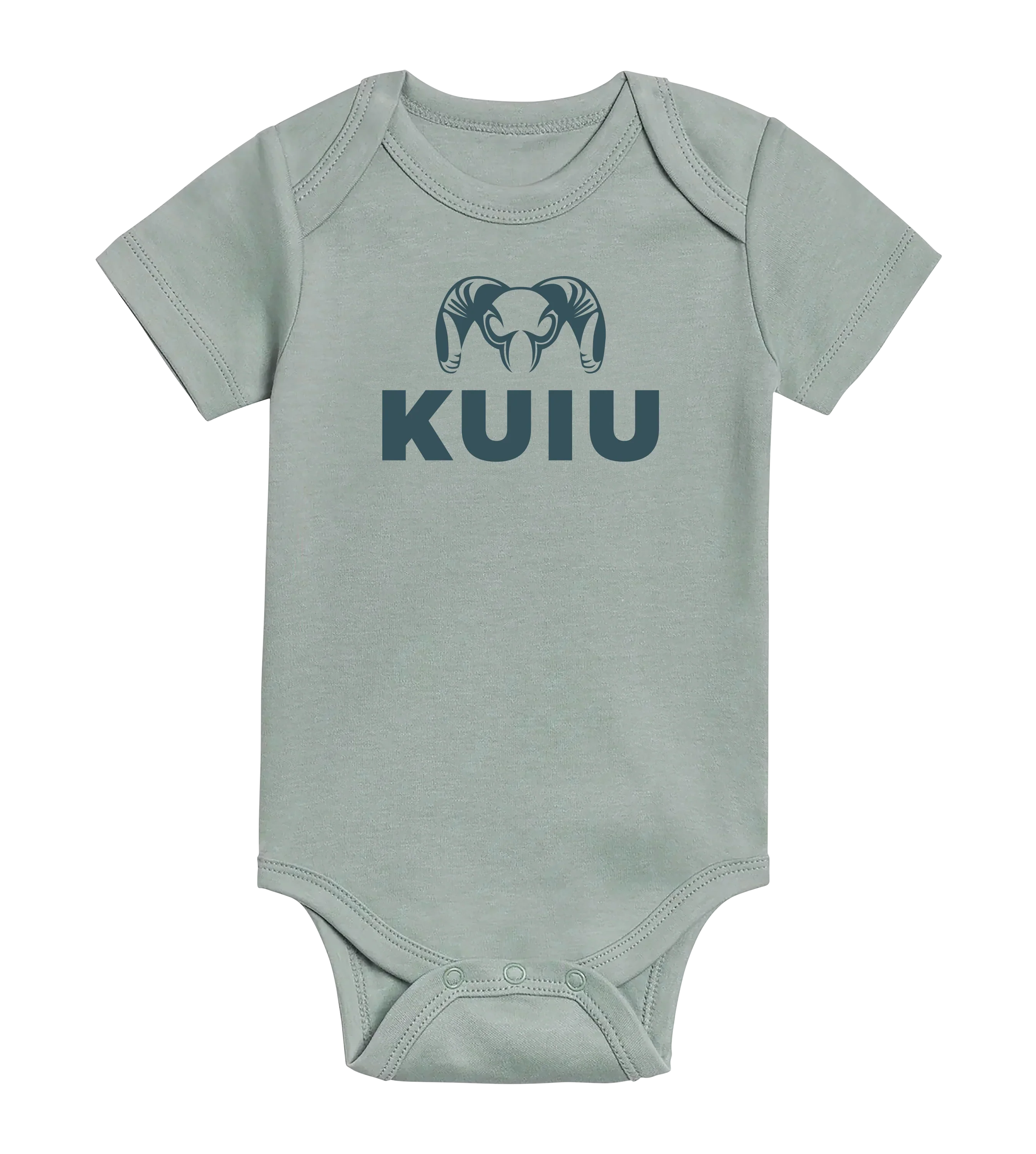 KUIU Stacked Logo Baby One-Piece | Tide