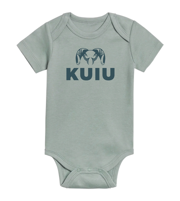 KUIU Stacked Logo Baby One-Piece | Tide