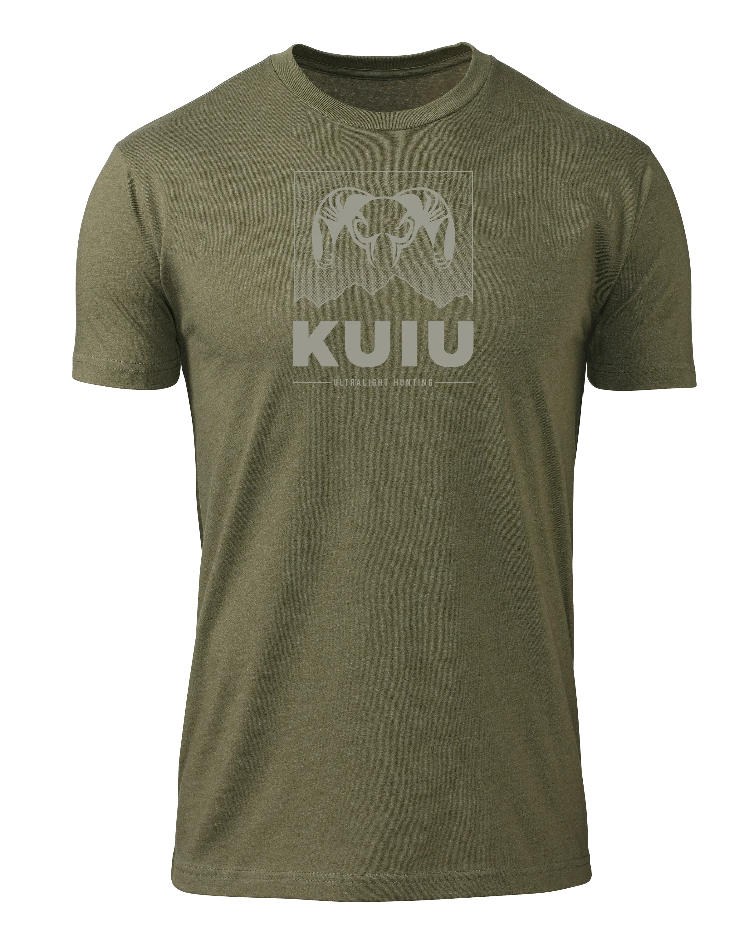 KUIU Topo Mountain T-Shirt | Military Green