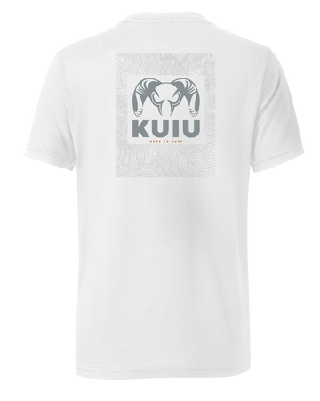 KUIU Youth Topo Back Logo T-Shirt | White