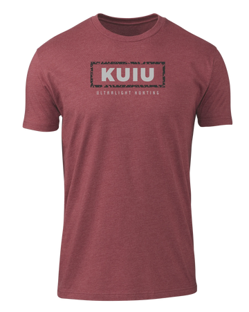 KUIU Box Logo T-Shirt | Cardinal