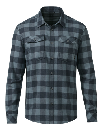 Outlet Field Flannel Shirt | Slate Buffalo Check