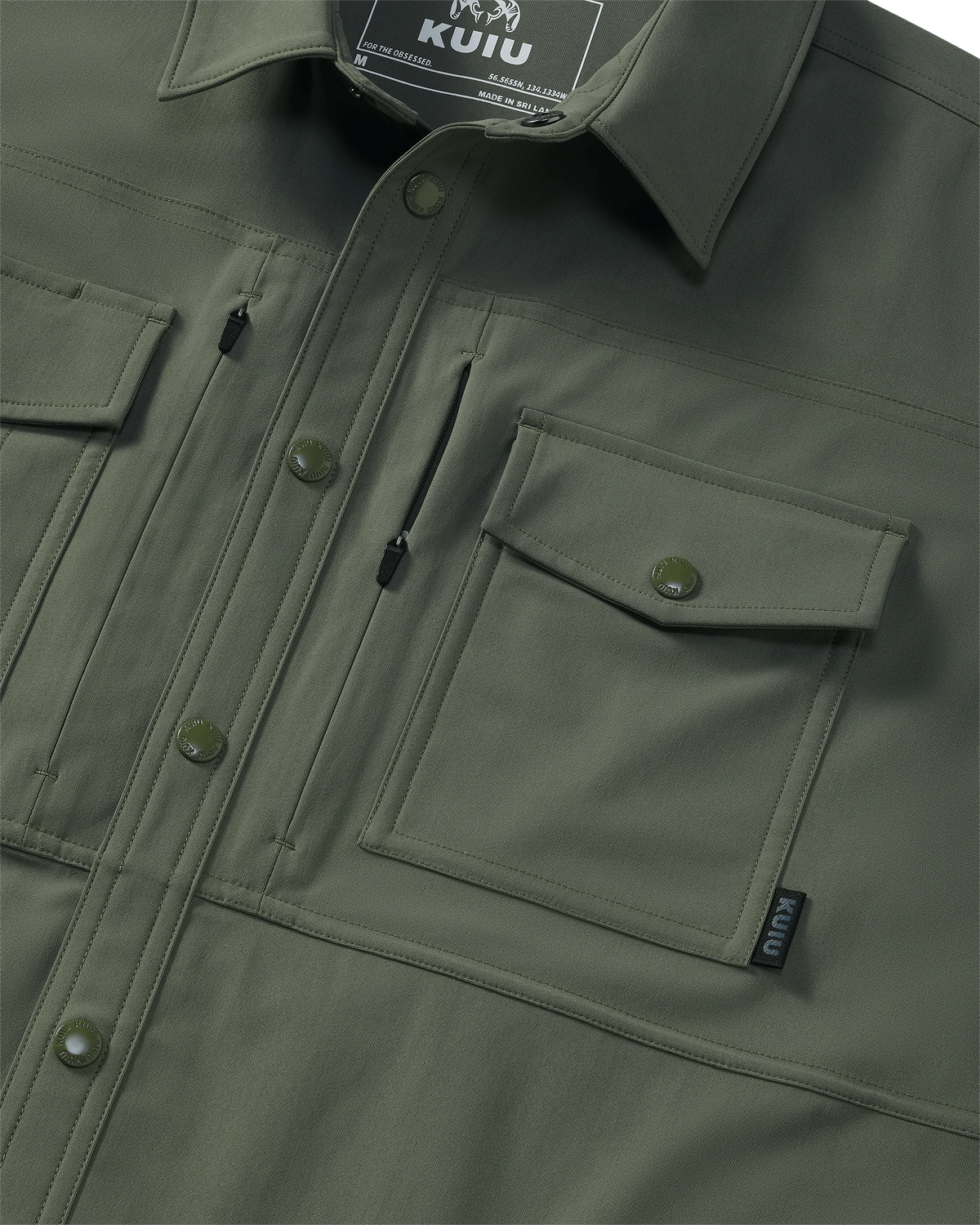 Outlet Tour Shirt Jacket | Dark Sage