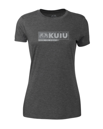 Outlet Women's Here to Hunt Gritstone T-Shirt | Charcoal