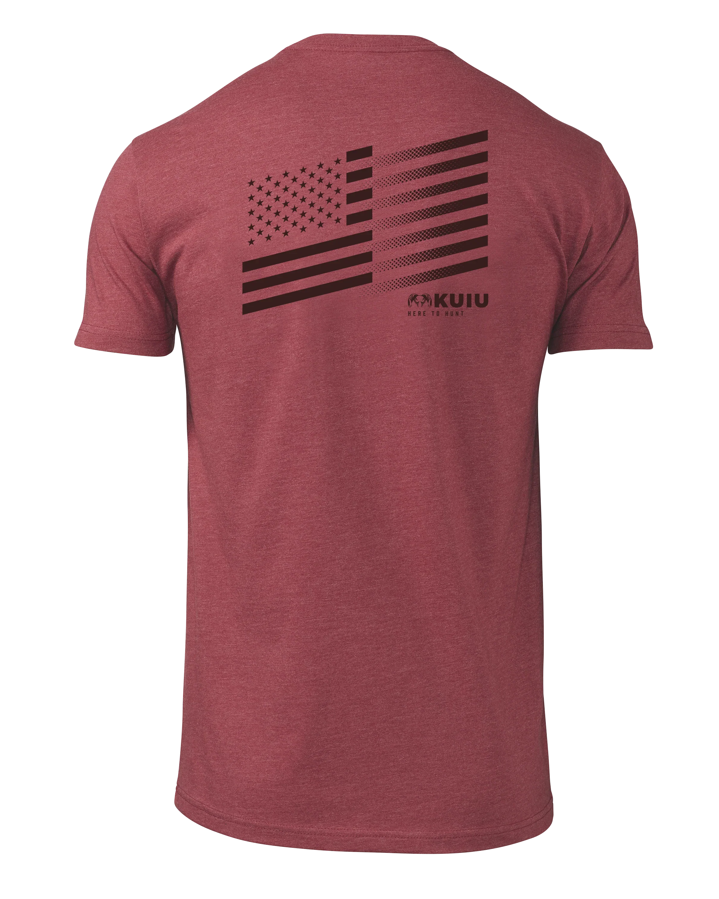 KUIU Solid Flag Fade T-Shirt | Cardinal