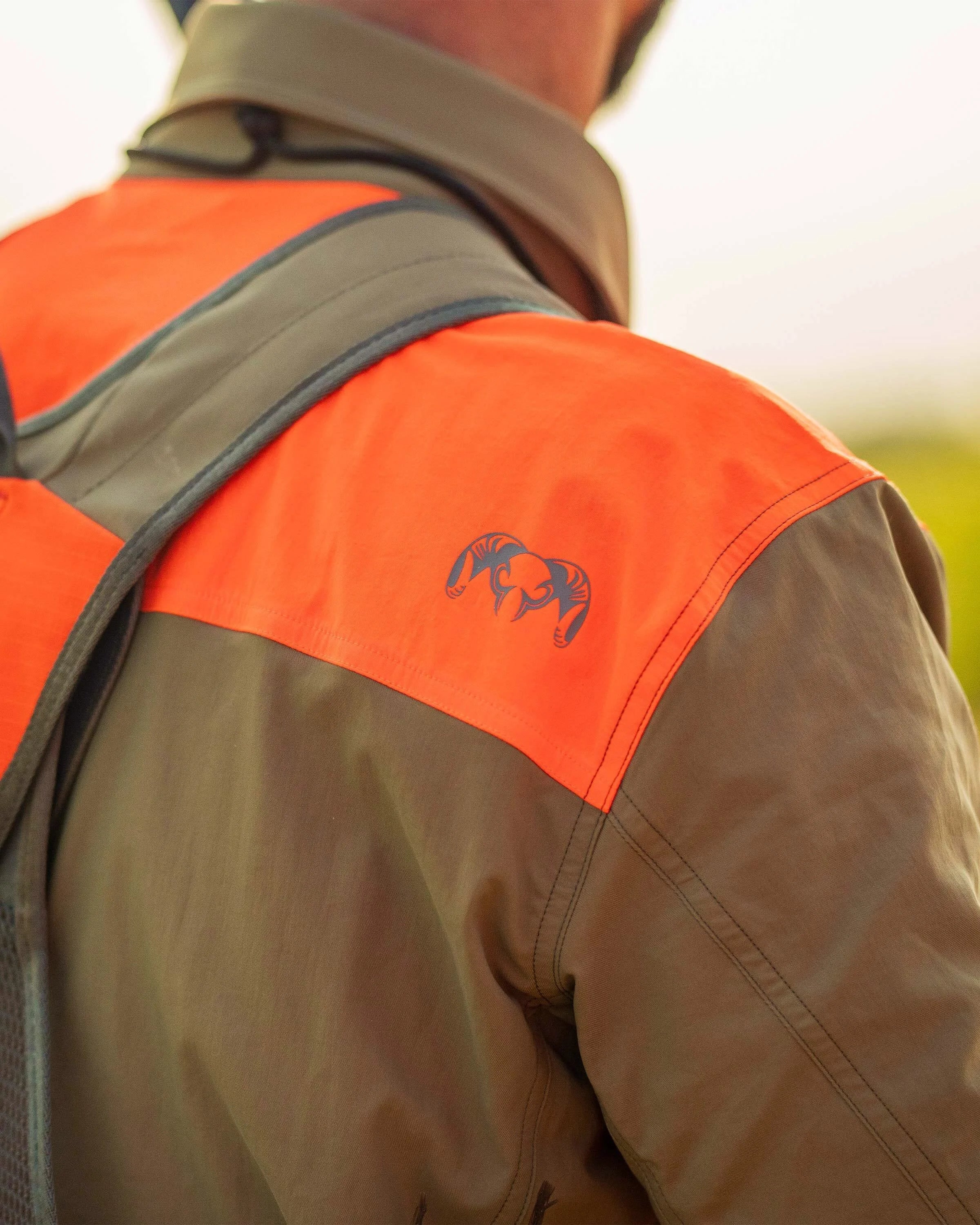 Upland Sporter Shirt | Major Brown/Blaze Orange