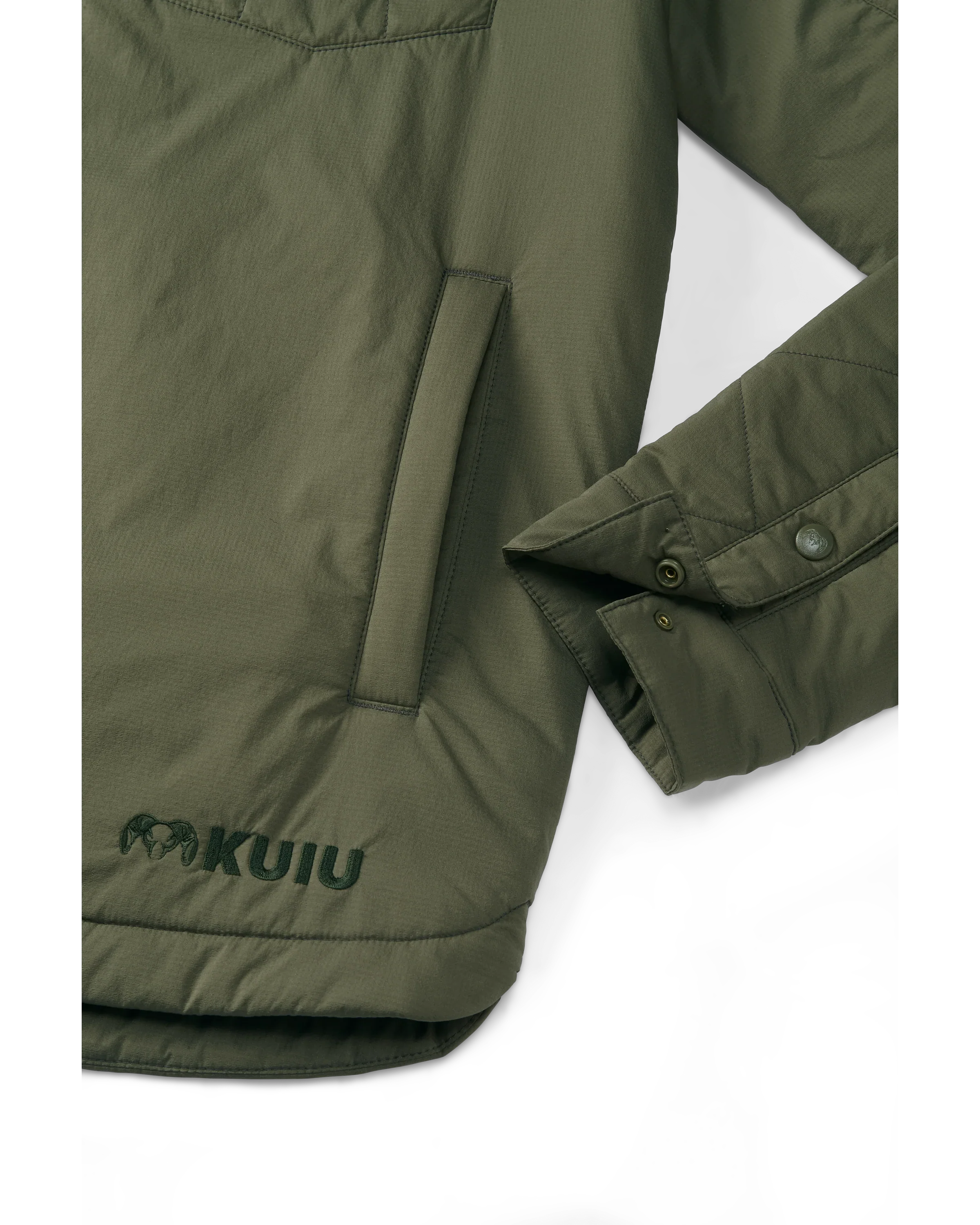 Outlet Base Camp Insulated Snap Shirt | Olive