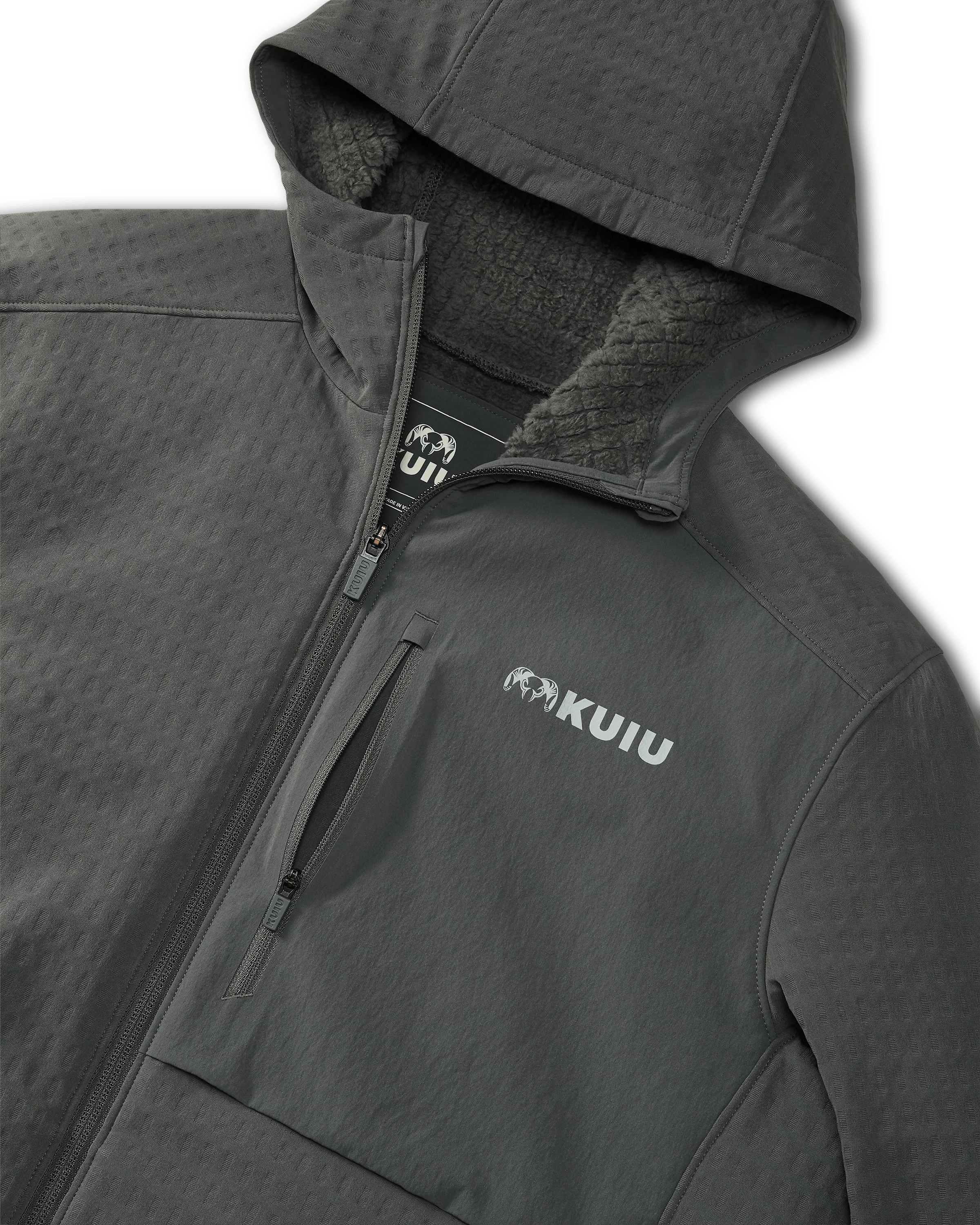 Blockfield Fleece Hoodie | Gunmetal