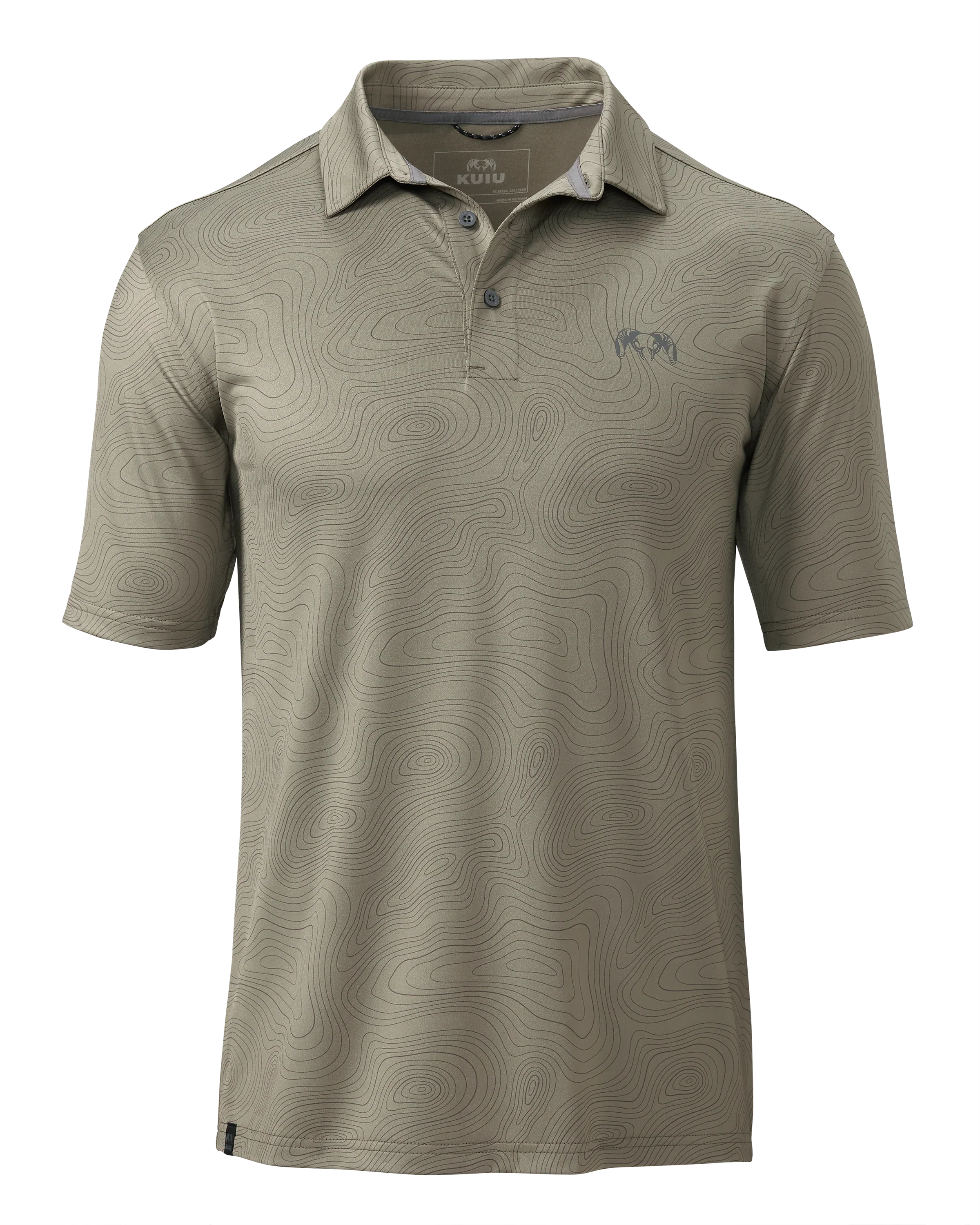 KUIU Performance Polo | Woodsmoke Topo