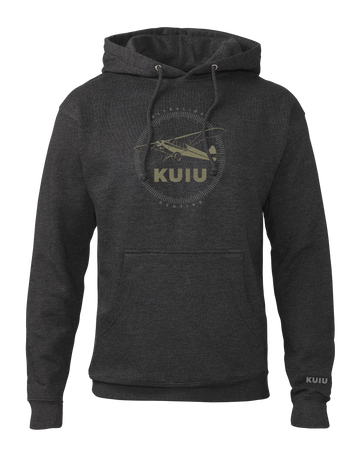 KUIU Super Cub Logo Hoodie | Charcoal