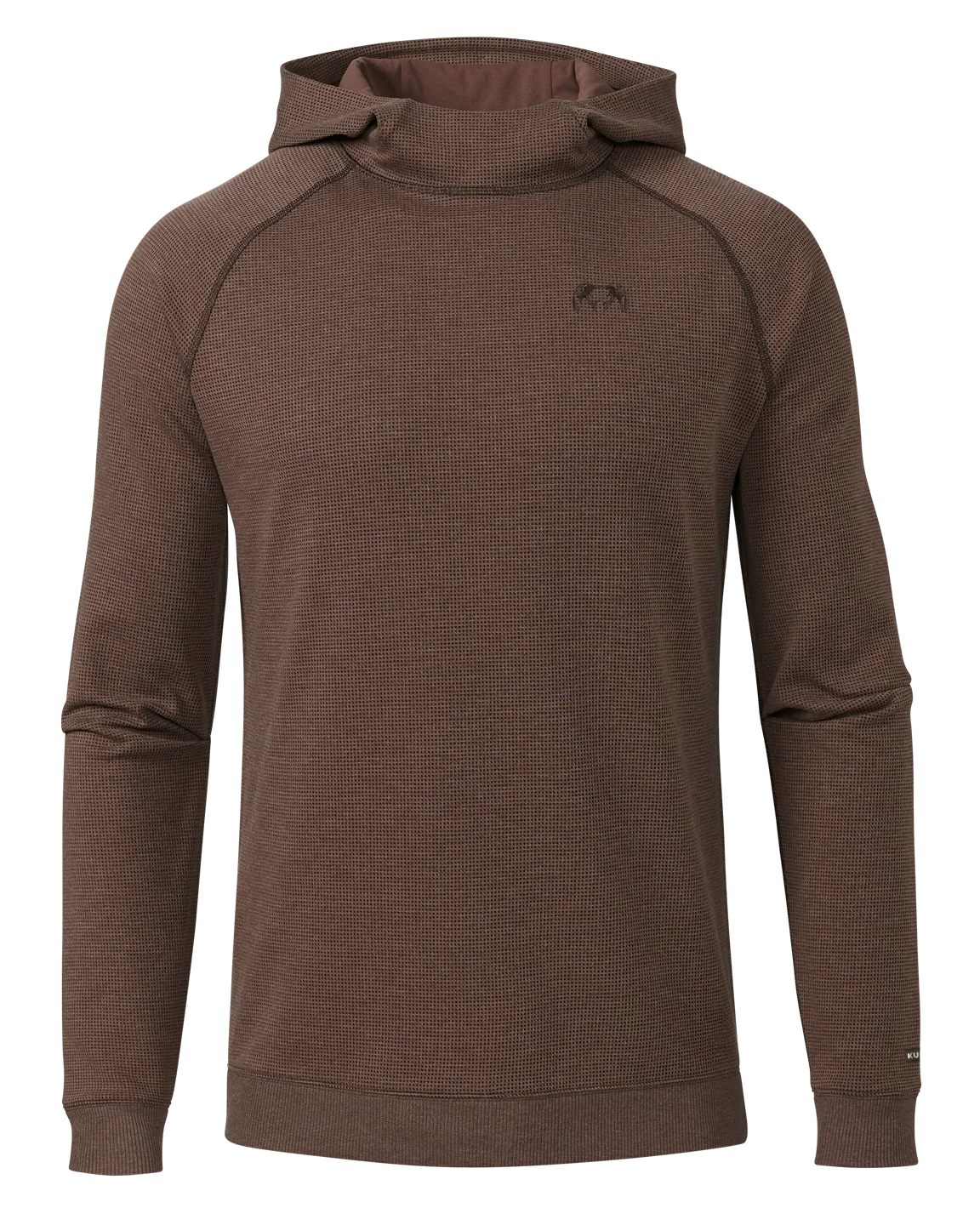 Canyon Waffle Hoodie | Cedar Heather