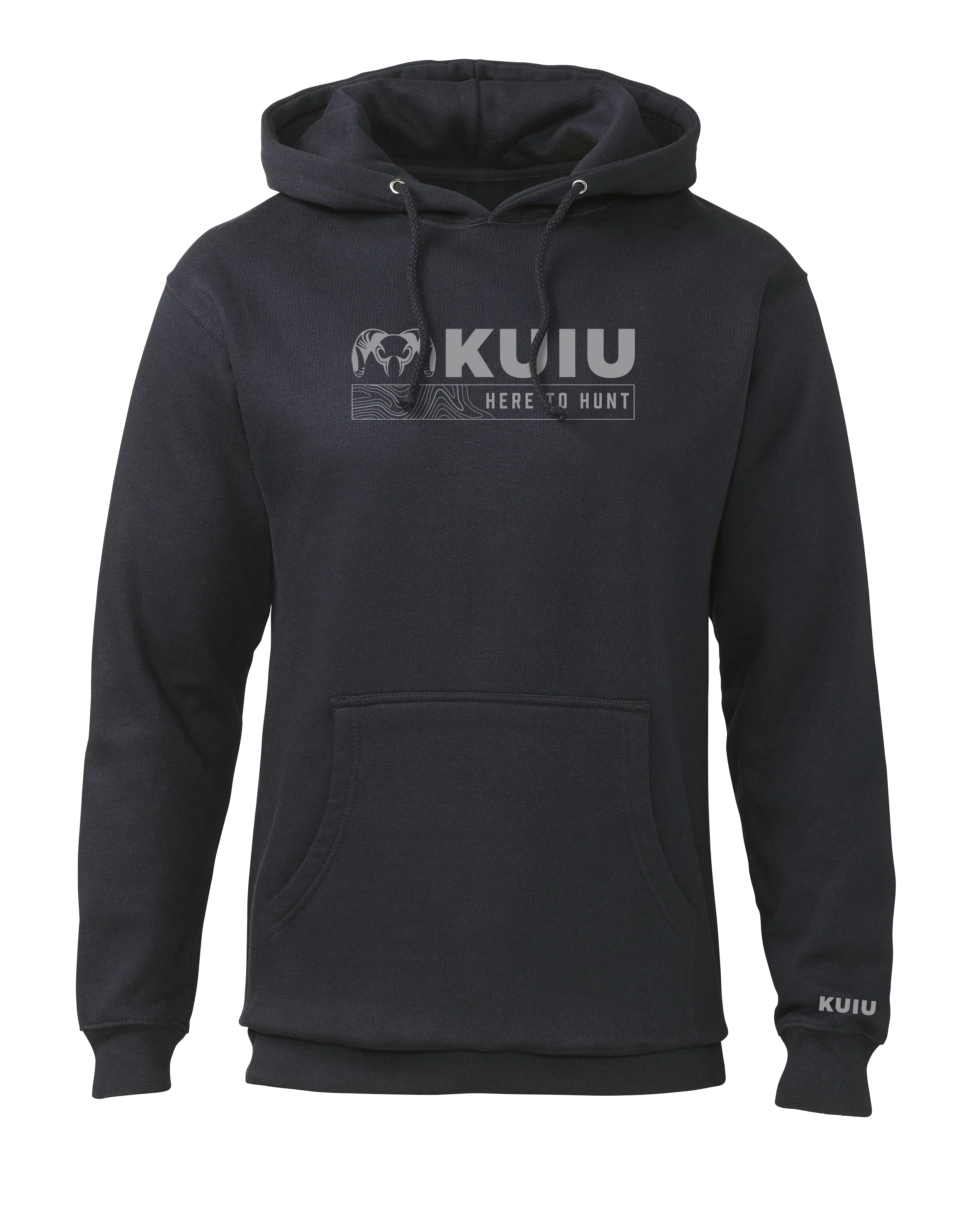 KUIU Topo Here to Hunt Hoodie | Navy