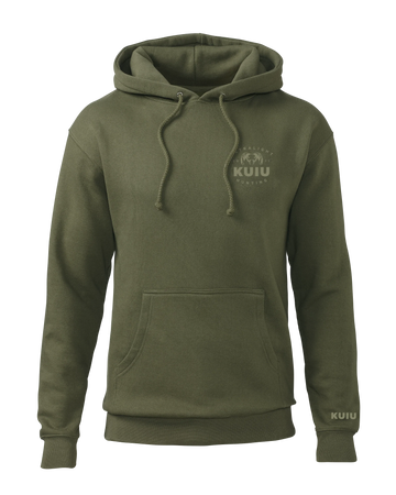 KUIU Ultralight Chest Logo Hoodie | Army