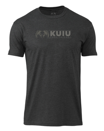 KUIU Here to Hunt Logo T-Shirt | Charcoal